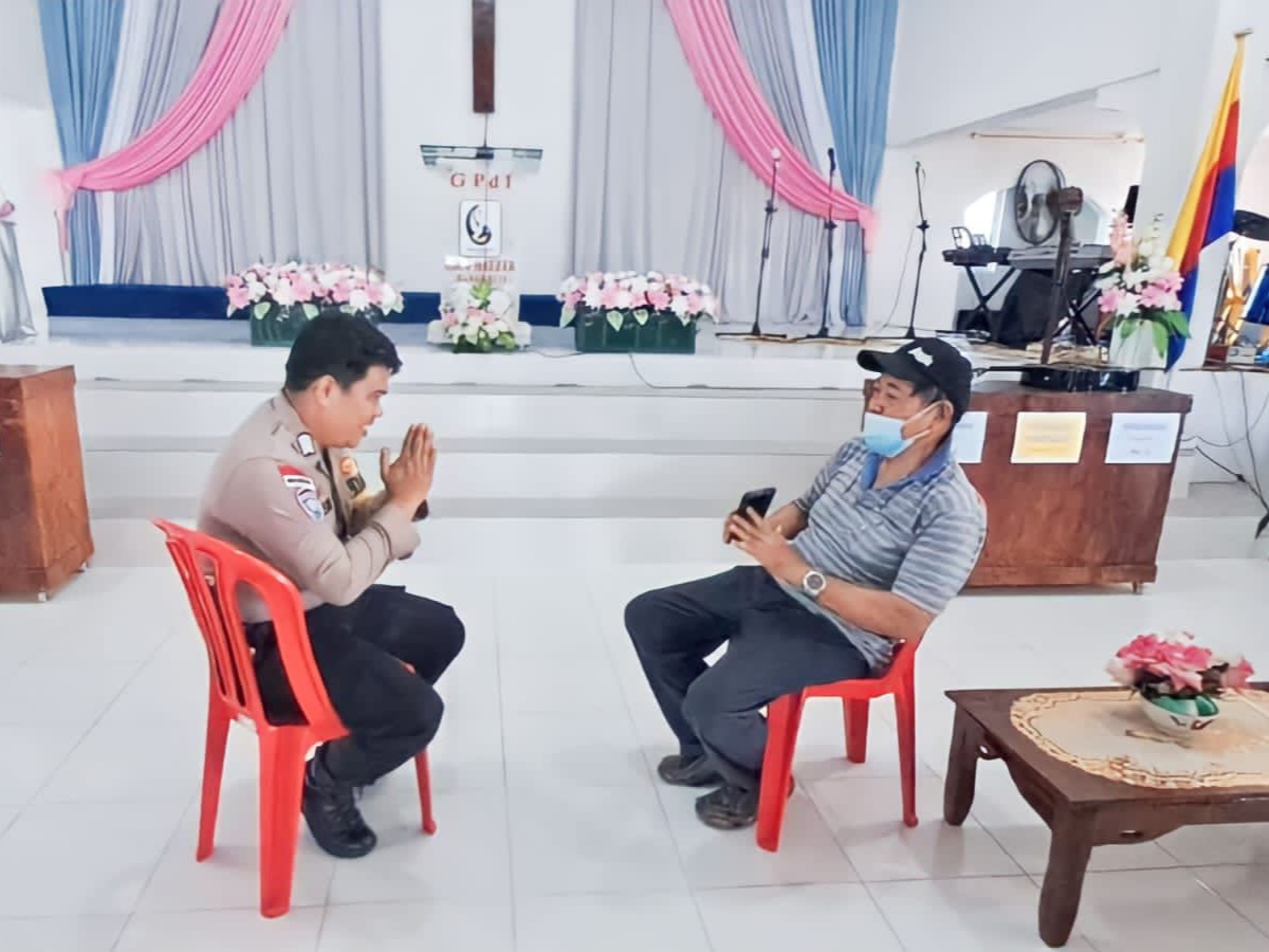 Jelang Nataru, Kapolres Bengkalis Arahkan Jajaran Berkordinasi Baik Dengan Pengurus Gereja