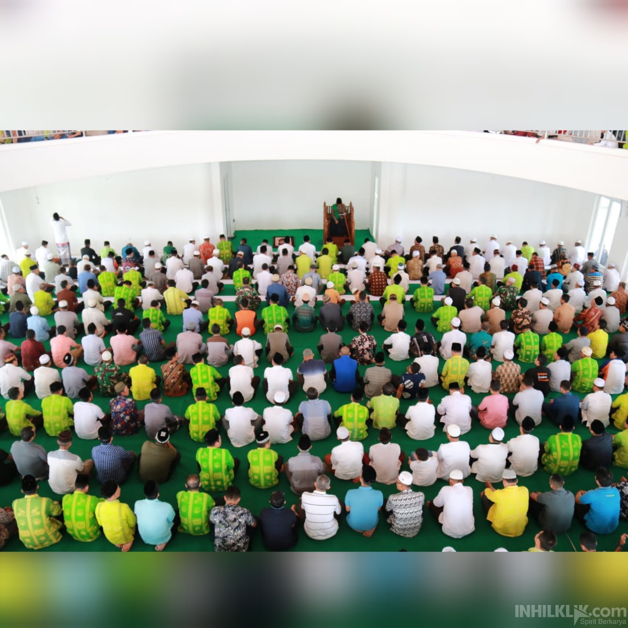 Shalat Jumat perdana di Masjid Agung Kabupaten Sergai
