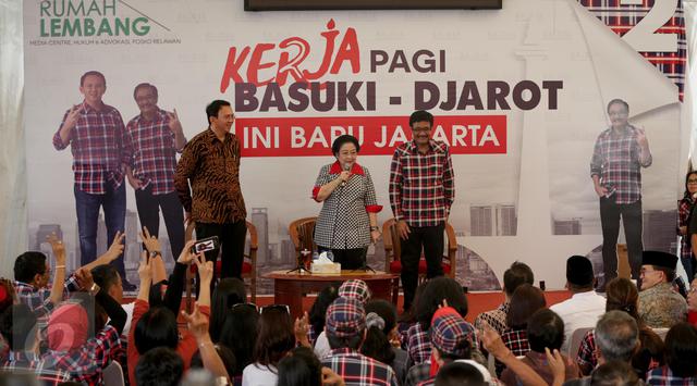 Di Hadapan Pendukung Ahok, Megawati Singgung Soal Pilpres 2019