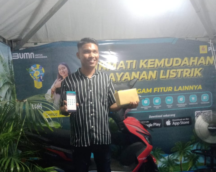 Partisipasi di Bazar HPN Riau, PLN ULP Tembilahan Lakukan Sosialisasi PLN Mobile