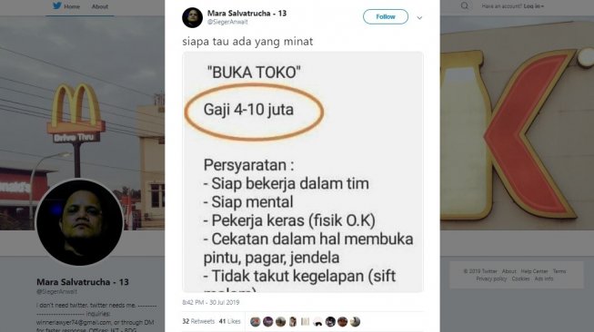 Digaji Hingga Rp 10 Juta, Tapi Persyaratannya Ini Bikin Pikir-Pikir Pelamar