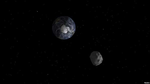 Asteroid Besar Dekati dan Nyaris Tabrak Bumi