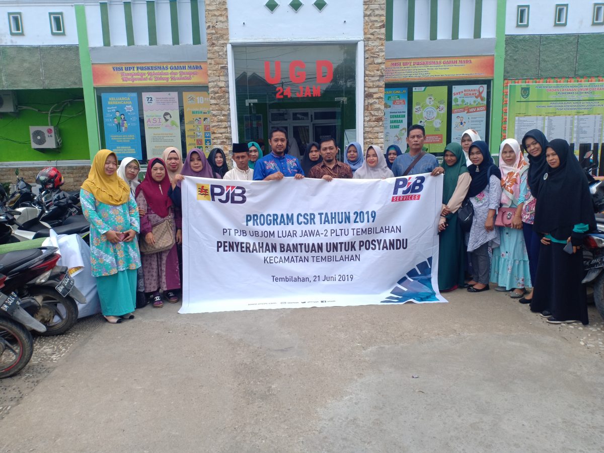 PLTU Tembilahan Serahkan Bantuan CSR Kepada 15 Posyandu
