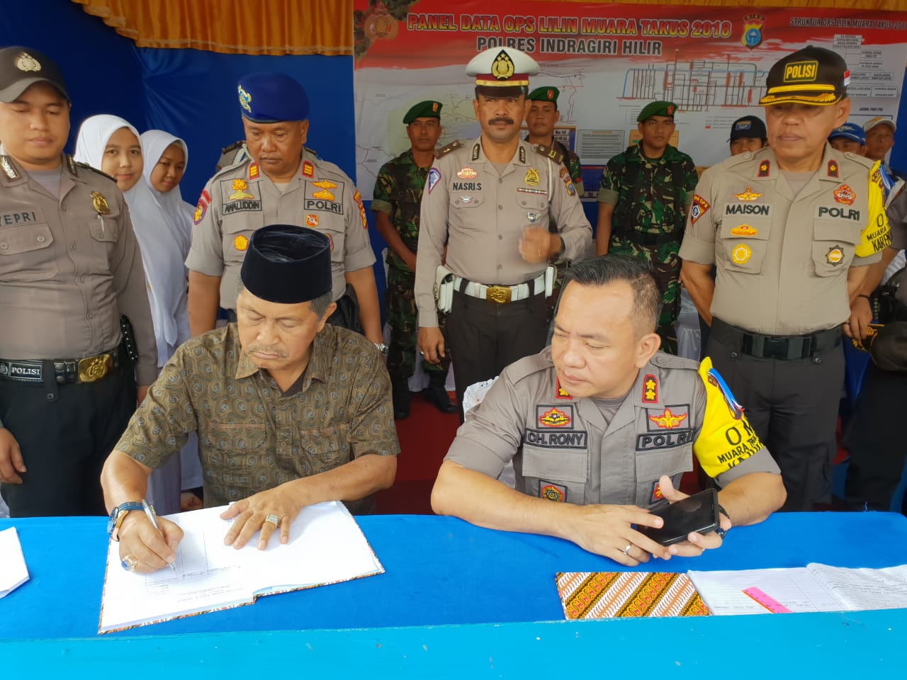 SU Tinjau Posko Pengamanan Natal dan Tahun Baru