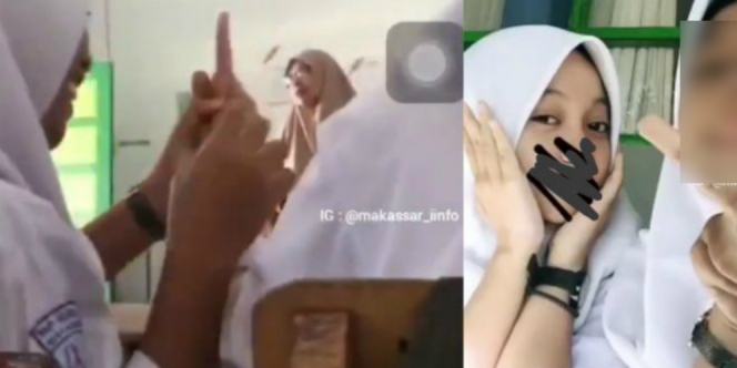 KOK BEGITU! Siswi di Makassar Acungkan Jari Tengah ke Guru di Kelas