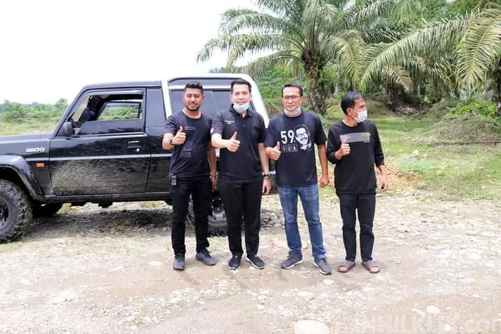 KEREN,! Ketua DPRD Sergai Bersama Kajari Donny Offroad Bareng