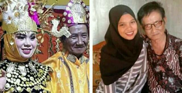Kakek 74 Tahun Nikahi Gadis ABG Cantik, Cinta Bersemi Lewat Komunikasi Telepon