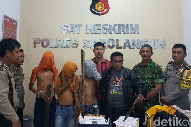 4 Perampok Mobil Travel di Jambi Berhasil di Tangkap