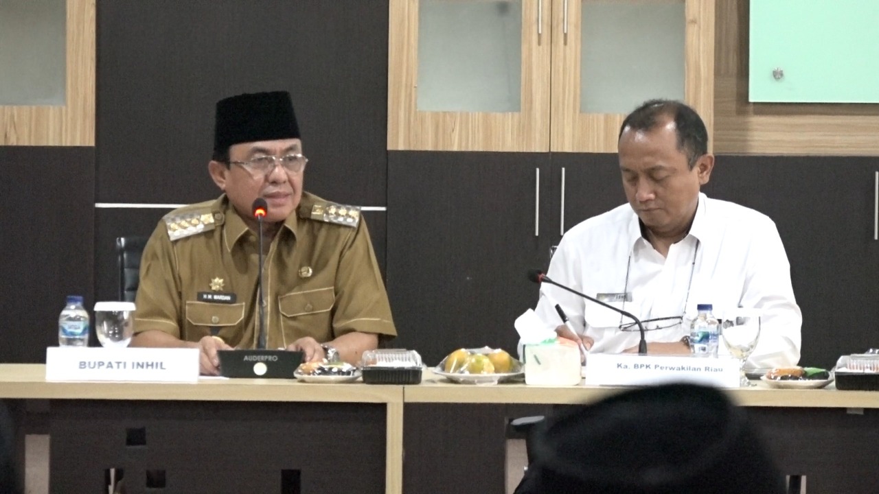 Pemkab Inhil Entry Briefing Bersama Tim BPK RI Guna Pemeriksaan Laporan Keuangan Daerah TA 2019