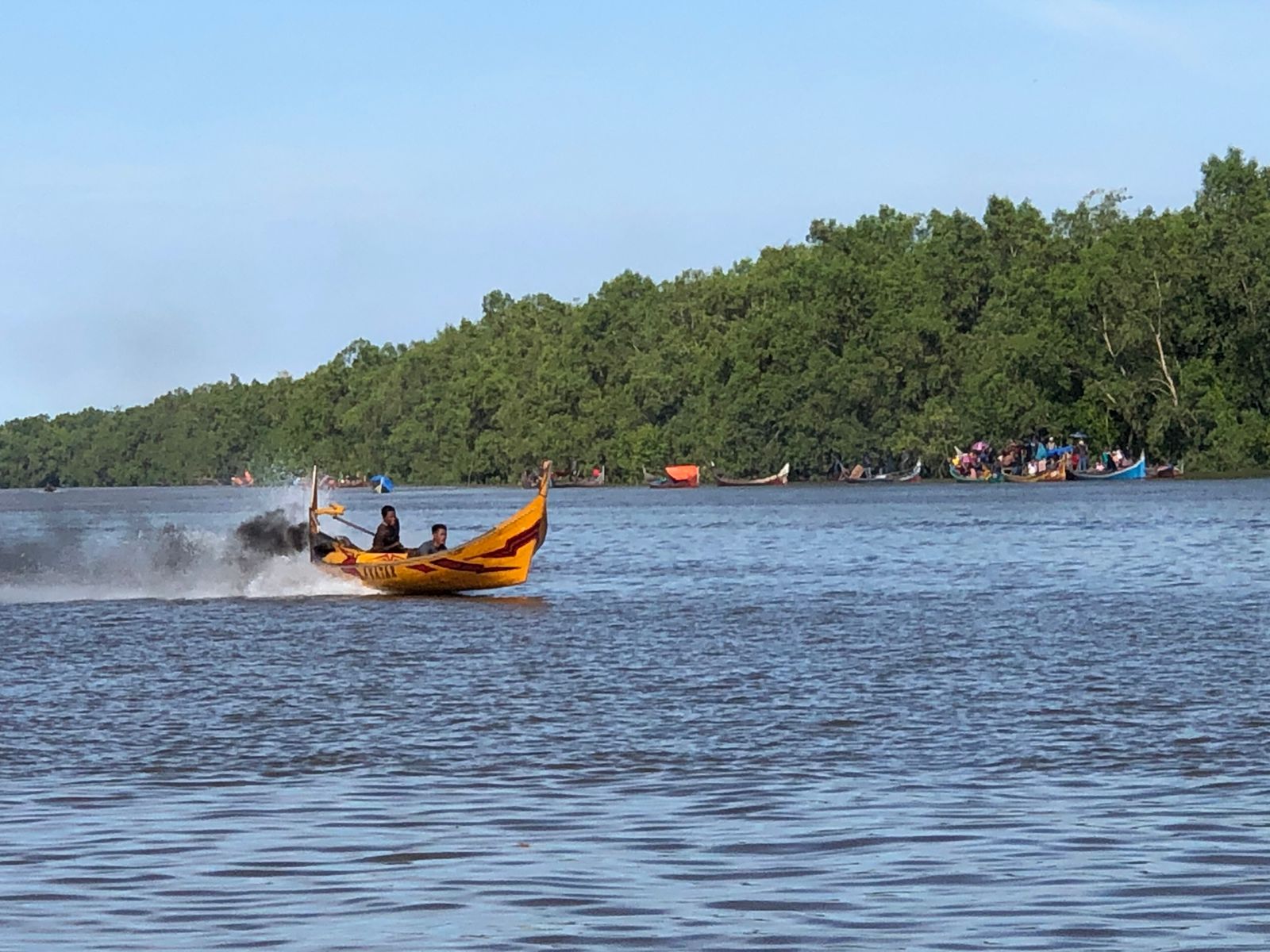 Pacu Pompong di Desa Kuala Patah Parang Diharapkan Jadi Iven Tahunan di Inhil