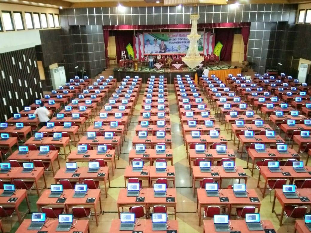 280 Unit Komputer Disiapkan untuk Penuhi Kebutuhan Tes SKD CPNS di Inhil