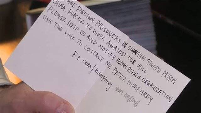 Gadis 6 Tahun Mendapat Kartu Natal Berisi Minta Tolong dari Tahanan Penjara di China