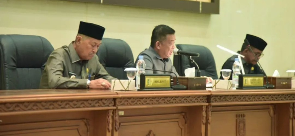 Wabup Inhil Hadiri Rapat Paripurna ke-10 Masa Persidangan II Tahun Sidang 2023