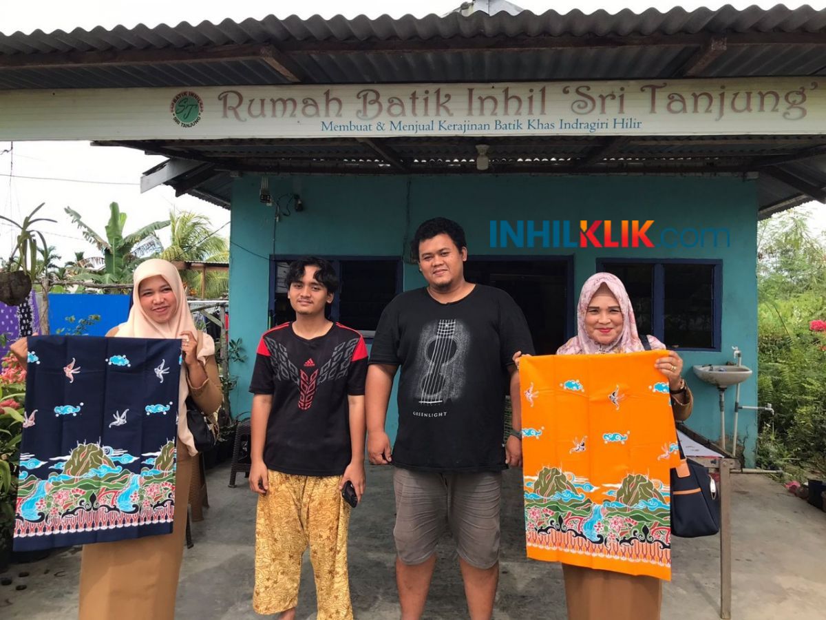 Monitoring Lagi ke UMKM Binaan, Tim Diskop dan UKM Inhil Kunjungi Rumah Batik Sri Tanjung