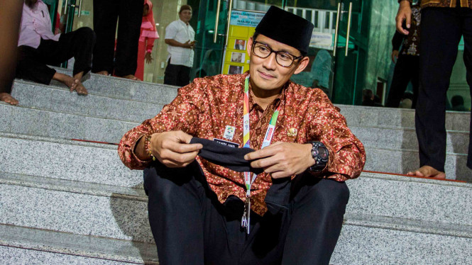 Berkompetisi dengan Jokowi-Ma'ruf, Sandiaga Merasa Sejuk