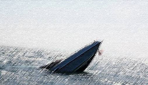 Sampan Warga Tanah Merah Terbelah Dua Setelah Dihantam Keras Pohon
