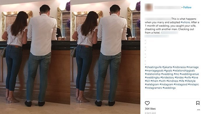 Baru 1 Bulan Menikah, Pria Ini Pergoki Istrinya Check In di Hotel Bareng Mc Pernikahannya