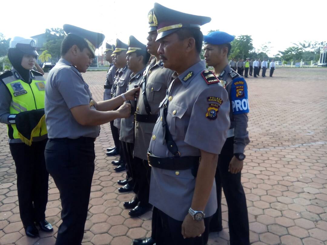 Polres Rohil Gelar Sertijab Perwira
