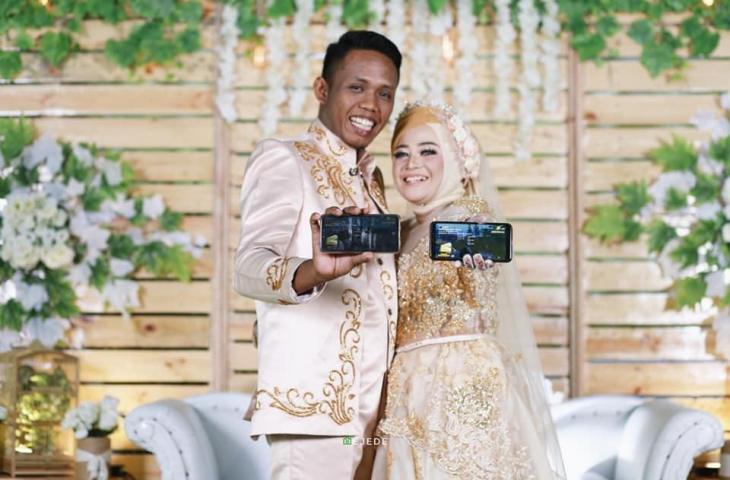 GREGET ABIS! Pemain PUBG Mobile Pamer Chicken Dinner Saat Nikah