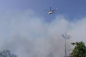 Meski Sudah Turun Hujan, Satgas Karhutla Tetap Standby Helikopter dan Pesawat
