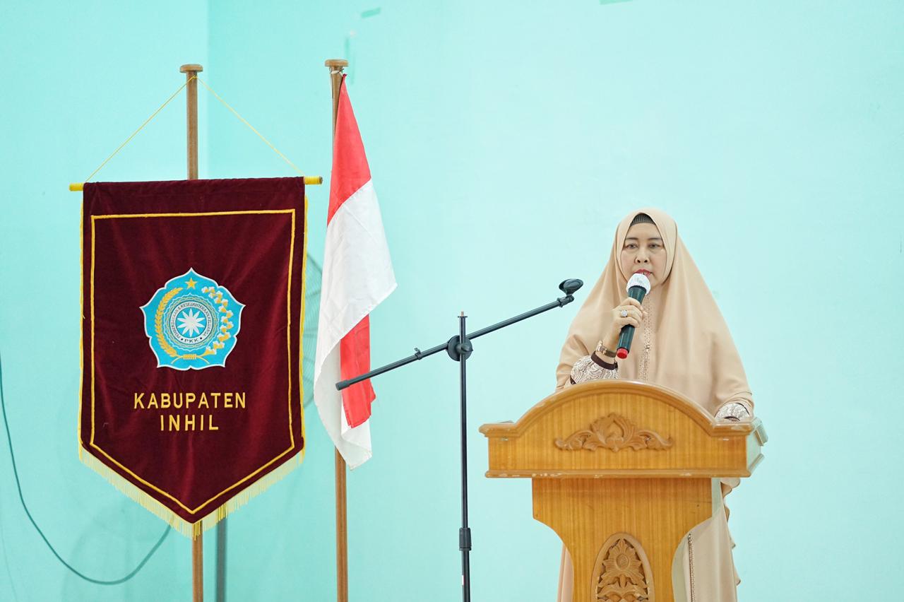 TP PKK Inhil Gelar Pengajian Rutin Sekaligus Peringatan Isra Mi'raj