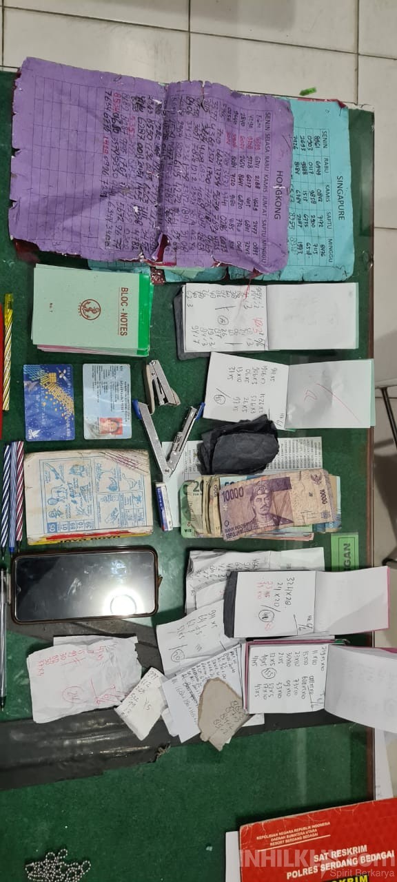 Tekab Scorpions Satreskrim Polres Sergai Ciduk Jurtul Togel Kim