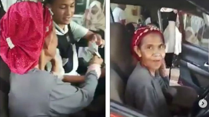 LUAR BIASA! Meski Sudah Berumur 'Tinggi', Nenek ini Masih Jadi Driver Taksi Online