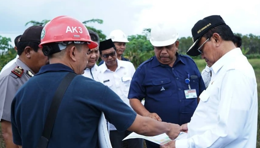 HM Wardan Tinjau Lokasi Tuan Rumah MTQ Kabupaten, Ini Katanya...
