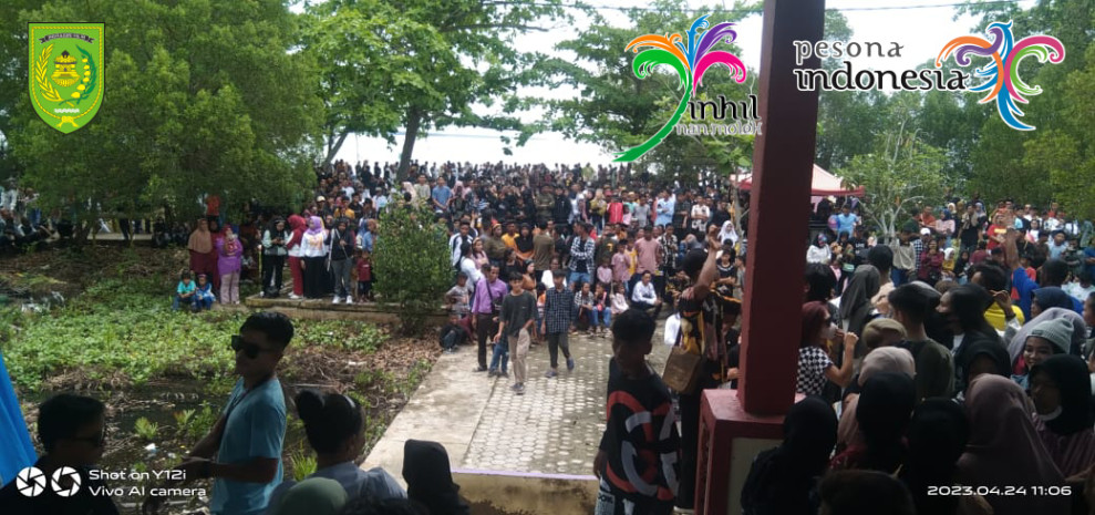 Hari Raya Idul Fitri 1444 H, Pantai Solop Dipadati Pemandangan Turis