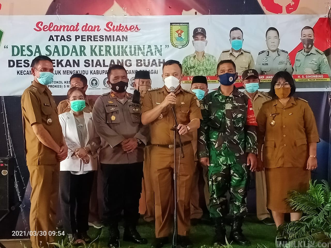 Kemenag Sergai Resmikan Desa Sadar Kerukunan ke-13 di Pekan Sialang Buah