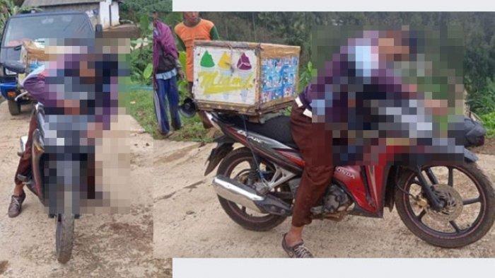 KASIHAN, Penjual Es Keliling Meninggal di Atas Motornya, Begini Kondisinya saat Ditemukan