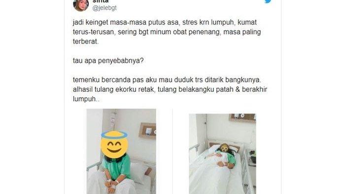 Candaan Teman Makan Korban, Sinta Lumpuh dan Anggun Patah Tulang Belakang Gara-gara Kursi Ditarik