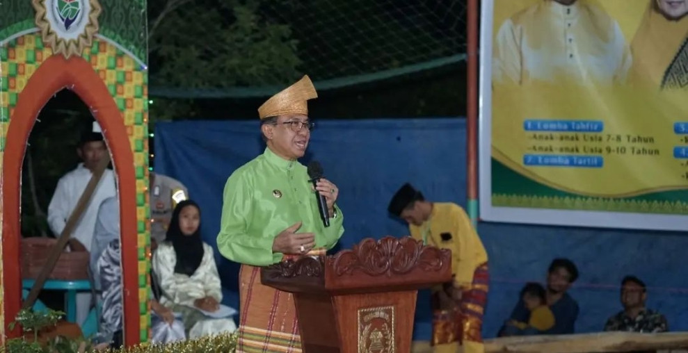 Bupati Inhil Tutup Secara Resmi MTQ ke-lII Dusun Bahagia