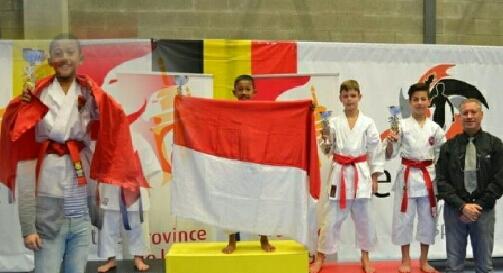 Bufon Sinaga Anak Penjual Tuak ini Raih Emas Karate Internasional di Belgia