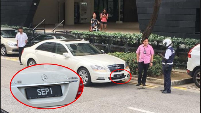 Foto Polisi Singapura ini Jadi Viral, Berani Ancam Tilang Mobil Presiden !