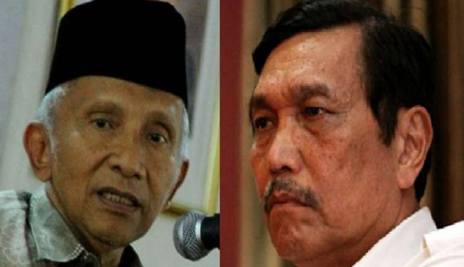 Serangan Amien Rais Dibalas Murka Luhut