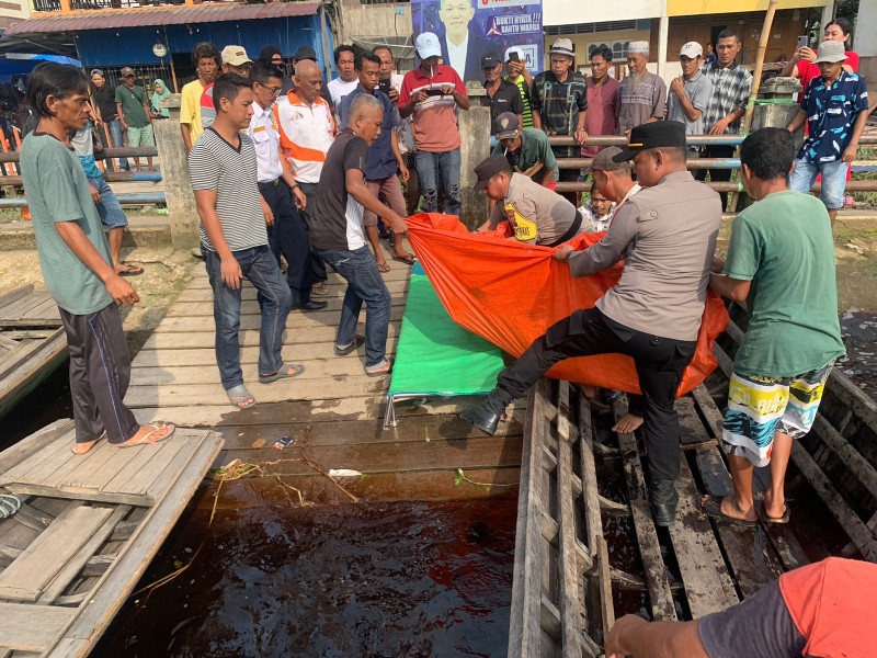 Sosok Mayat Terapung di Gaung Inhil Terungkap