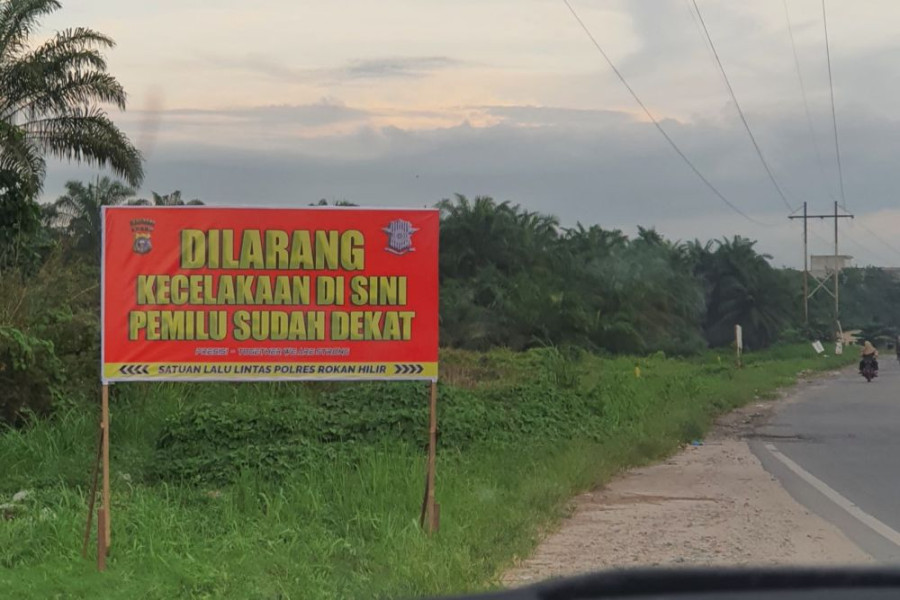 Polisi: Dilarang Kecelakaan di Rohil, Pemilu Sudah Dekat