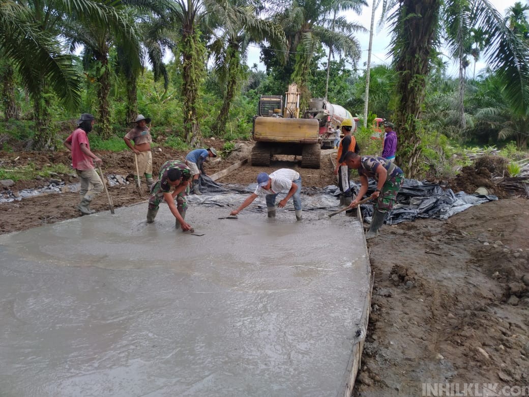 TMMD Ke-111 Kodim 0204/DS Wujudkan Sarana Jalan Impian Warga