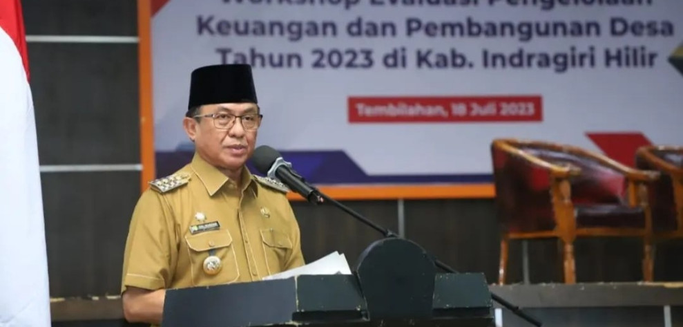 Bupati Wardan Buka Workshop Evaluasi Pengelolaan Keuangan dan Pembangunan Desa 2023