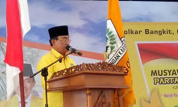 'Drama' Politik Golkar Inhil Berakhir di Tangan Wardan