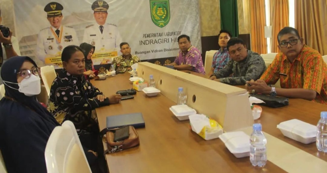Bupati Inhil Ikuti Rakornas Pengendalian Inflasi 2023