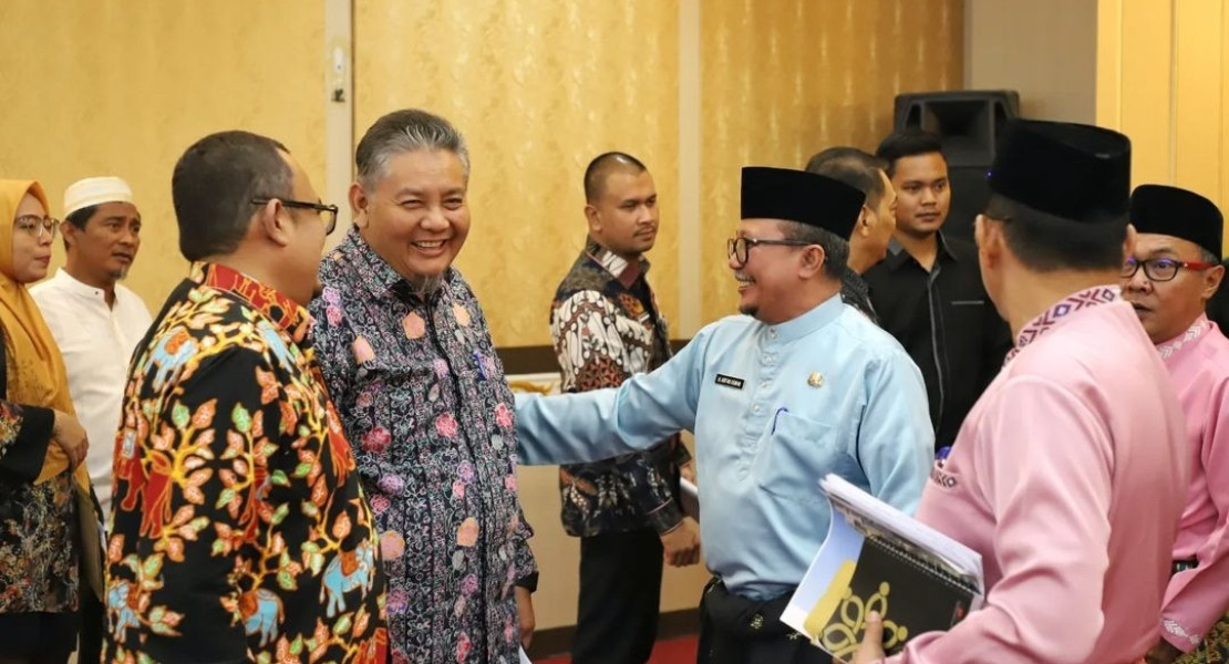 Sambut Roadshow Bus KPK ke Riau, Sekda Inhil kuti Rapat Persiapan Bersama Pemprov