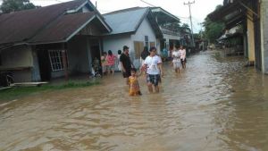 Banjir di Riau Mulai Surut, Tersisa 677 Kepala Keluarga Masih Mengungsi