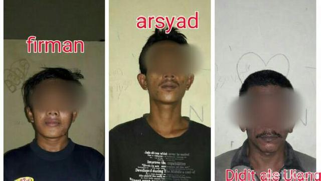 Polsek Lirik Riau Berhasil Tangkap Kembali 3 Tahanan Yang kabur