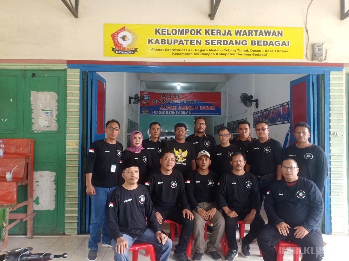 Sugiono Pimpin POKJA Wartawan Sergai Periode 2019-2021