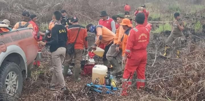Satgas Karhutla Upayakan Pemadaman Hotspot Tersisa