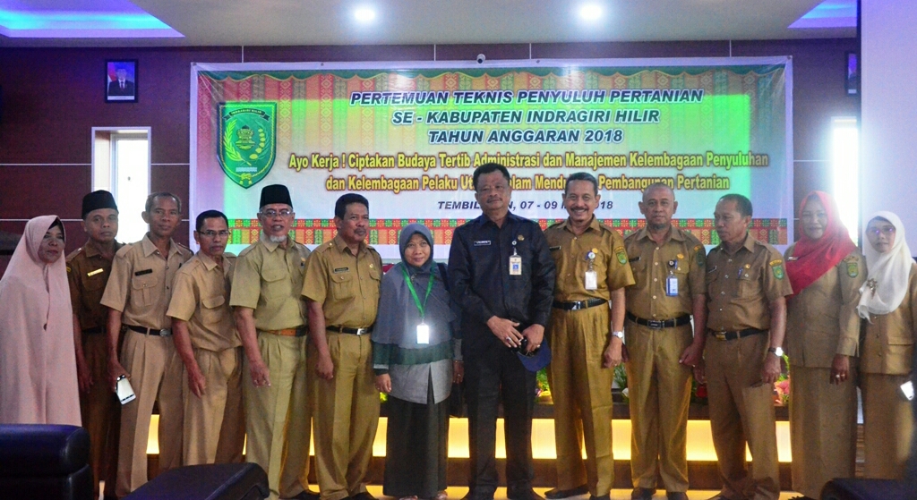 Asisten 3 Setda Inhil Buka Penyuluhan Teknis Pertanian