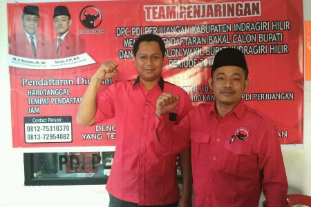PDI-P Inhil Buka Pendaftaran Balon Bupati dan Wakil Bupati