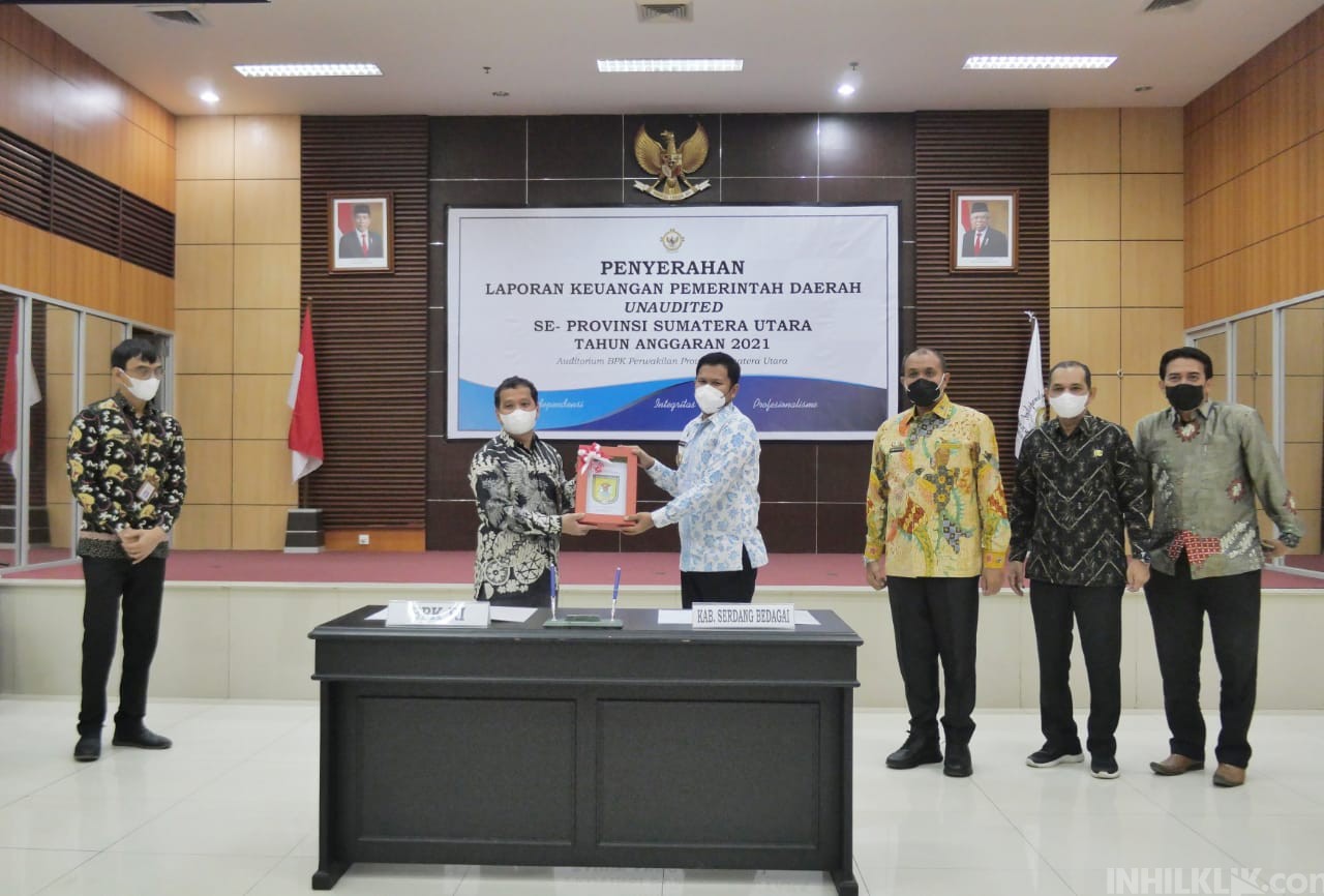 Serahkan LKPD Dengan Cepat, Pemkab Sergai Diganjar Apresiasi oleh BPK
